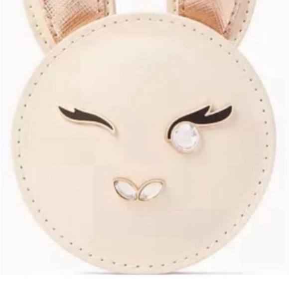 Kate Spade Bun Bun Rare 3D coin purse key fob NWT limited edition novelty - Picture 2 of 9